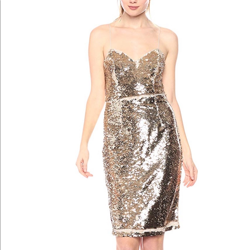 ASTR gold sequin slipdress. Size Small. Never worn